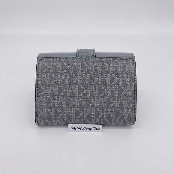 Michael Kors Carmen Md Envelope Flap Billfold Wallet Logo Closure NWT Org $258 - Picture 2 of 8